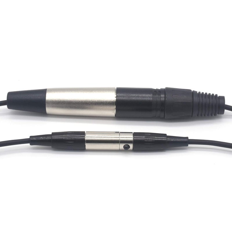 SiYear Mini XLR Male to XLR Female Plug Microphone Cable for Blackmagic Pocket 4K Camera Video Assist 4K, Mini 3 Pin Pro Lapel Audio Cable (5FT/1.5M) - Image 5